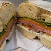 Ham · Choice of bagel with ham and your choice of sliced or cream cheese