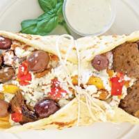 Build Your Pita · A delicious hot pita bread, filled with your choice of protein, toppings, and sauce.

Try it...