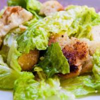 Caesar Salad · Grilled chicken, cheese, lettuce, w/o croutons, dressing.