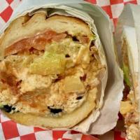 The One Sandwich · Turkey, salami ham & American. Lunch size sandwich is a half sized sandwich.