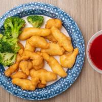 Sweet & Sour Chicken · Combo. Served with egg roll and roast pork fried rice.