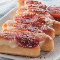 Pepperoni Pizza Breadsticks · This shareable item takes our signature garlic breadsticks to the next level! Enjoy our brea...
