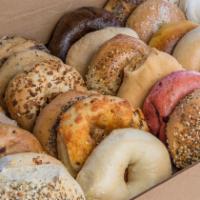 Bagel Special - Serves 20-24 · An assortment of 2 dozen bagels & bialys. This assortment is accompanied by 2 - 8 oz contain...
