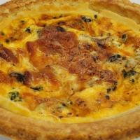 Quiche (Broccoli & Mushroom) · 