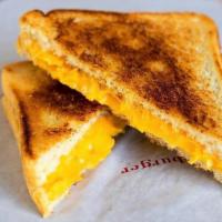 Grilled Cheese · Made with American Cheese on White Bread