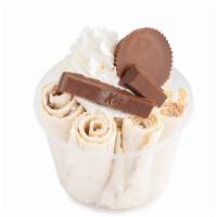 Candy Bar-Nilla · Vanilla cream, Chocolate chips, (Choice of 1 )candy bar.