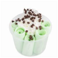 Mint Chocolate Chip · Mint cream, chocolate chips.