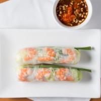 2 Spring Rolls (2) / Gỏi Cuốn (2) · Pork, shrimp, vermicelli, mints, lettuce served with peanut dipping sauce.