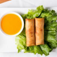 1 Egg Rolls (2) / Chả Giò (2) · Pork, taro, carrot, silver noodle served with sweet and sour dipping sauce.