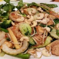 8 Cashew & Vegetable Stir Fried / Rau Xào Hạt Điều · 