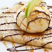 Crepes With Fruit Or Ice Cream · If you get ice only you can put Nutella, and or  Condensed milk
