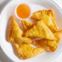 Cream Cheese With Crab Wontons · Six pieces.