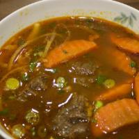 Beef Stew Egg Noodles · Mi Bo Kho