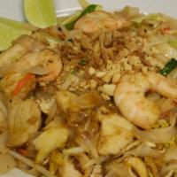 Pad Thai Flat Noodles · Shrimp and Chicken