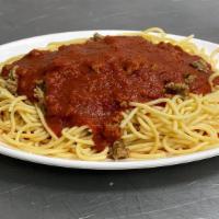 Meat Sauce Spaghetti · 