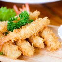 Shrimp Tempura · Deep fried shrimp (5 pcs).