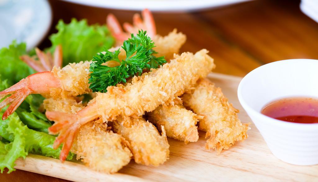 Shrimp Tempura · Deep fried shrimp (5 pcs).