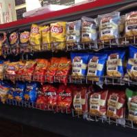 Chips · We can carry varieties of  boulder, lays and baked lays chips.