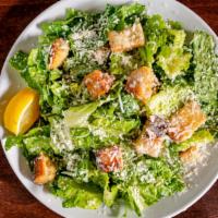 Caesar Salad · Romaine, house-made Caesar dressing, house-made croutons, grana.