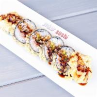 Double Crunch Roll · Hot. Spicy tuna, shrimp tempura, krab, and avocado with sweet sauce.