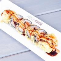 Beauty & The Beast Roll · Hot. Spicy tuna, creamy scallop, with spicy, creamy and sweet sauce.