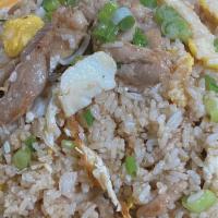 Arroz Chaufa · Peruvian-style fried rice, with chicken or beef.