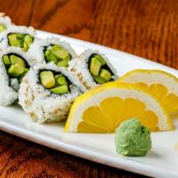 Avocado Roll · Nori (dried seaweed), sushi rice, and avocado *consuming raw seafood may increase risk of fo...