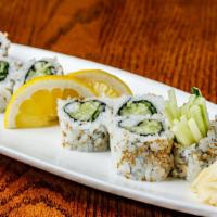 Cucumber Roll · nori (dried seaweed), sushi rice and cucumber. *consuming raw seafood may increase risk of f...