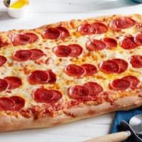 Build Your Own Pizza (1/2 Sheet) · Our build your own is topped with pizza sauce, cheese.