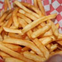 Basket Of French Fries · slightly seasoned with salt and pepper