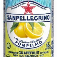 San Pellegrino Sparkling Water With Real Fruit Juice - Grapefruit - 11.15 Oz Can · Naturally flavored grapefruit/pompelmo sparkling fruit beverage made with grapefruit juice, ...