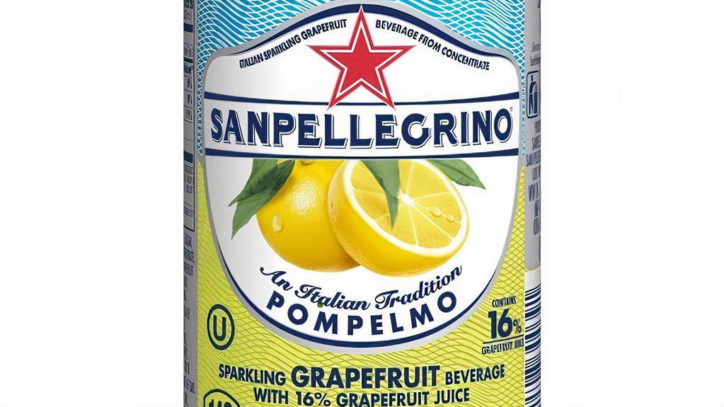 San Pellegrino Sparkling Water With Real Fruit Juice - Grapefruit - 11.15 Oz Can · Naturally flavored grapefruit/pompelmo sparkling fruit beverage made with grapefruit juice, real sugar, and sparkling water no artificial colors, flavors, sweeteners or preservatives.