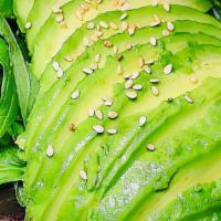 Avocado Salad · Lettuce and avocado with ginger dressing.