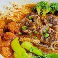 Beef Mala Tang Soup · Spicy. 牛肉麻辣烫 - A Chinese hot & spicy street food with beef, enoki mushroom, fried chicken bi...