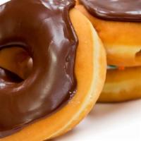 Choco Frosty Donut · Chocolate frosted cake donuts