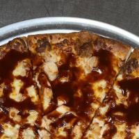 #11 Bbq Chicken Thin Crust Circle Pizza · White meat chicken, red onions, Twisted BBQ sauce