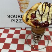 Cherry Pie Ice Cream Cone · 