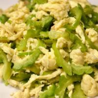 Bitter Melon With Scrambled Eggs · 