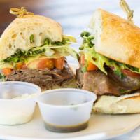 Roast Beef Pho Sandwich · **A Chef Chic Favorite!**
Roast Beef, Lettuce, Tomato and Sprouts with a Hoisin Vinaigrette ...