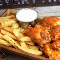 6 Wings With Fries · 