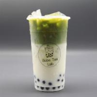 Organic Matcha Fresh Milk · organic matcha green tea, fresh whole milk