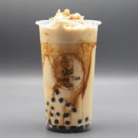 Classic Milk Tea Ice Blended With Brown Sugar · black tea, non-dairy creamer, brown sugar syrup