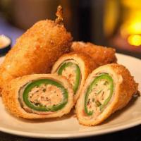Jalapeño Cheese Poppers · jalapeño bites, are jalapeño poppers that have been hollowed out, stuffed with a mixture of ...
