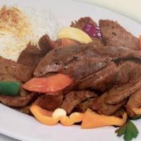 Lamb & Beef Gyro Platter · Platters come with salad.