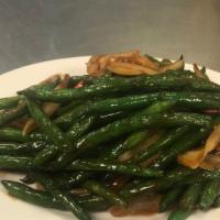 String Bean In Szechuan Style Dinner · Hot. Spicy.