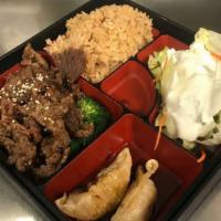 Crispy Beef Bento Dinner Box · 