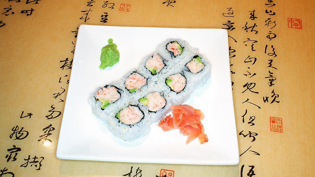 California Sushi · Water Moon favorite: Avocado, snow crab, and sesame seed.
