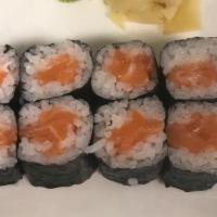 Sake Maki · Fresh salmon roll. Raw.