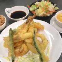 Shrimp & Vegetable Tempura Dinner · 