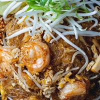 Glass Noodle Pad Thai · A traditional twist on Pad Thai, this version emphasizes the tangy tamarind flavor and is ma...